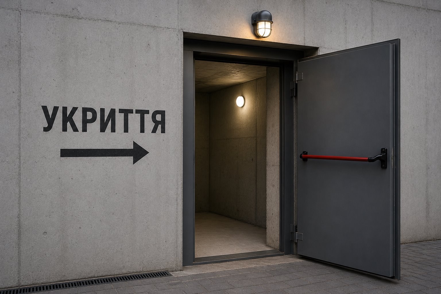 Вхід до укриття подвійного призначення