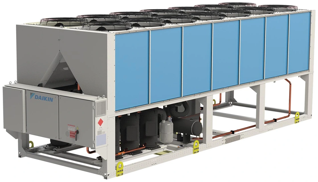 Daikin EWYT-B reversible heat pump for heating and cooling large buildings