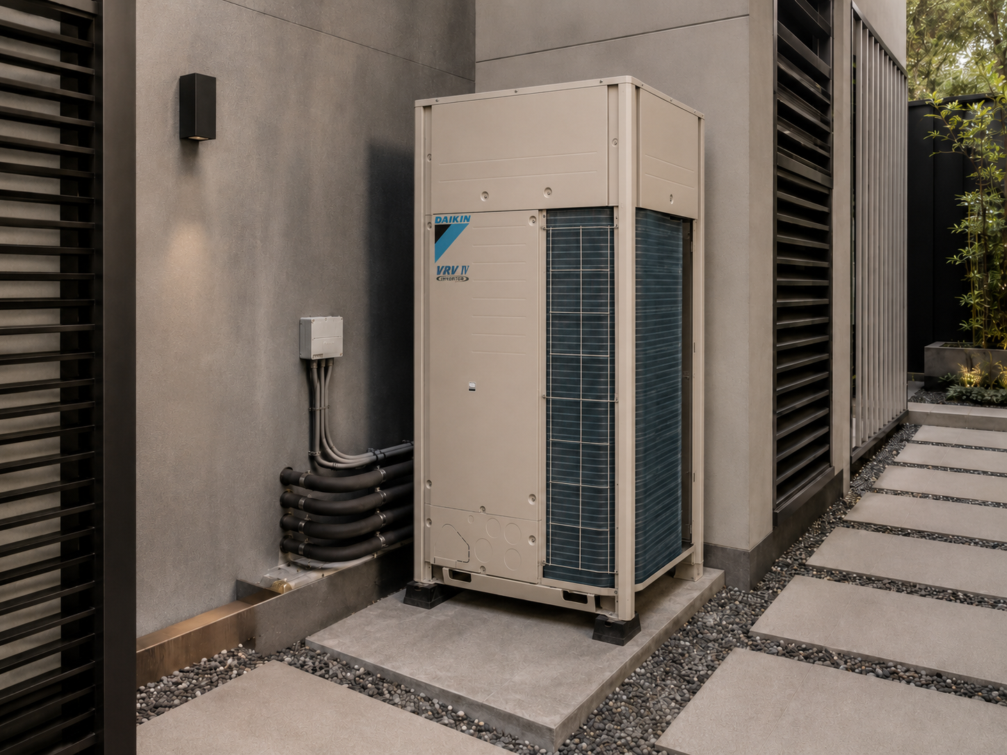 Daikin VRV, акуратно інтегрований у технічний простір приватного помешкання