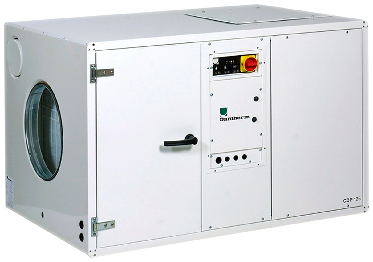 Dantherm CDP 125 ducted dehumidifier for an indoor swimming pool