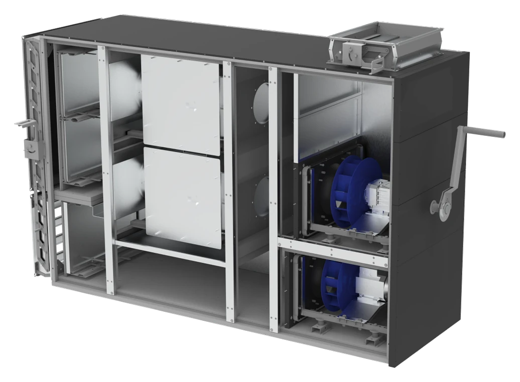 Filtration and ventilation unit for a shelter